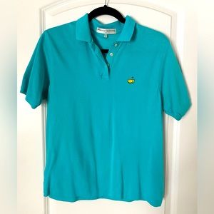 Ladies Masters Collection aqua polo - size Medium